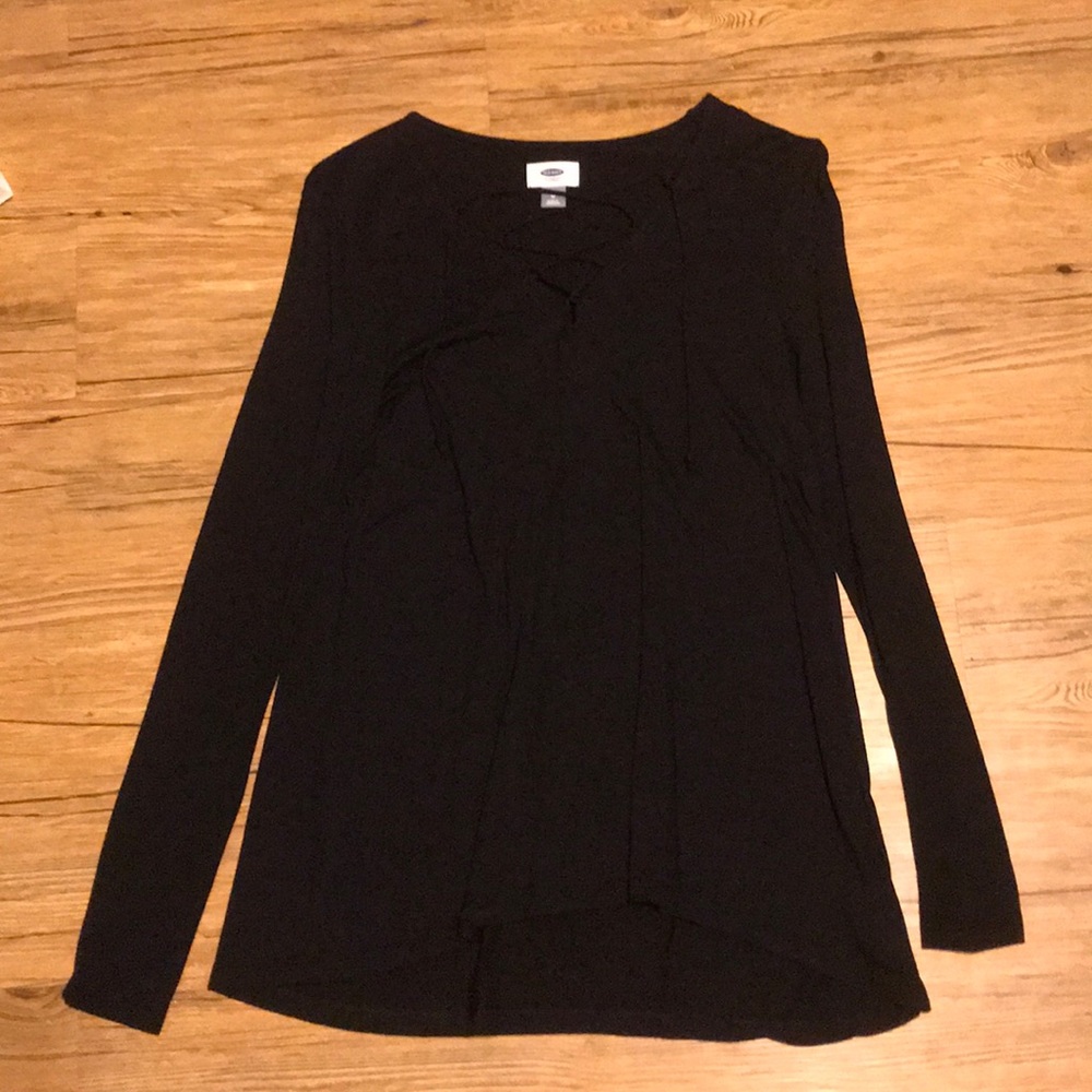 Black long sleeve top! Gently worn!!